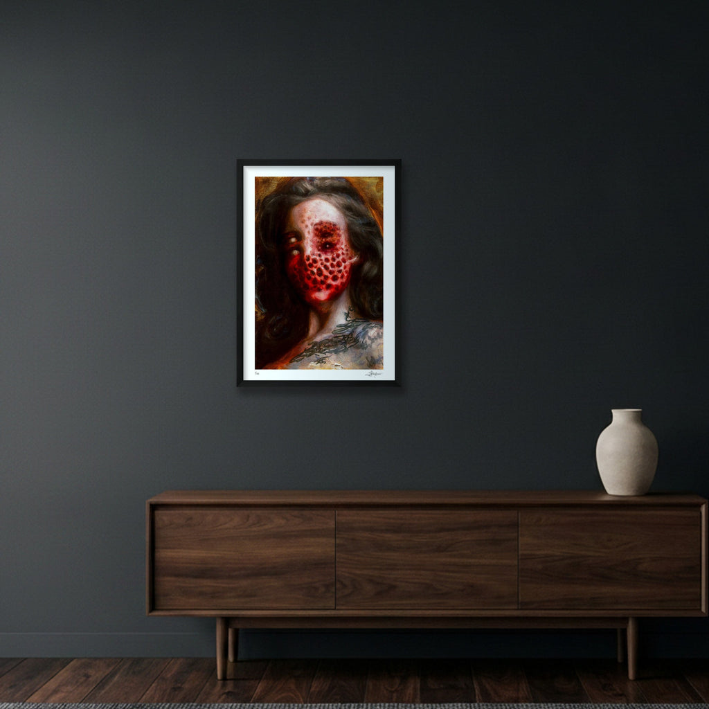 Trypy Study — A2 (42×59cm, 17×23") Black Frame
