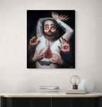 Torn Oil Painting - Original