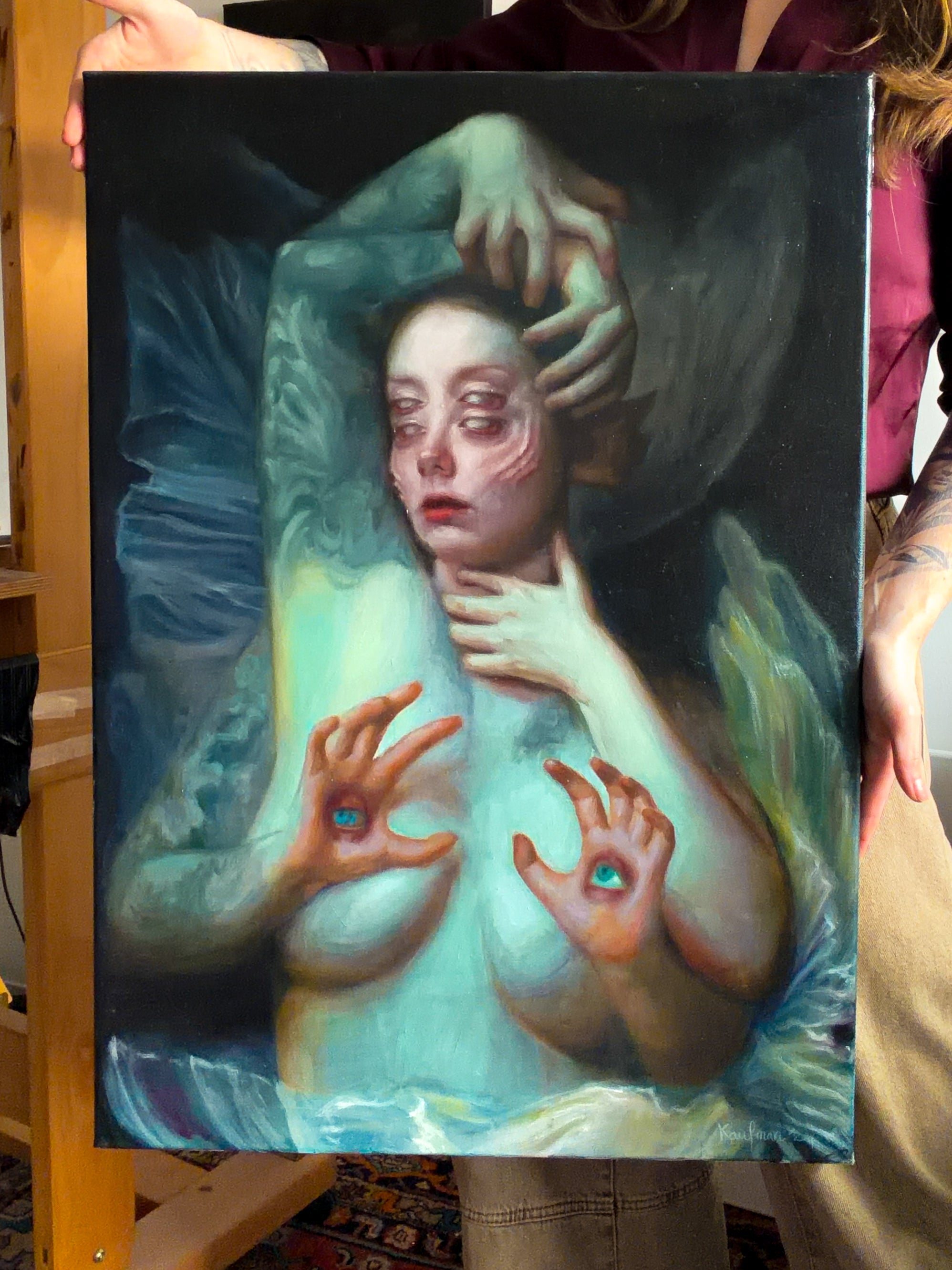 Siren Oil Painting - Original